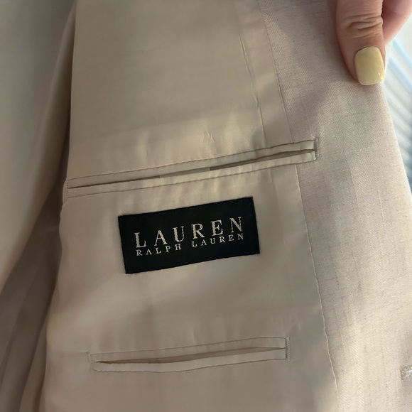 Oversized Ralph Lauren linen blend blazer - Picture 2 of 5